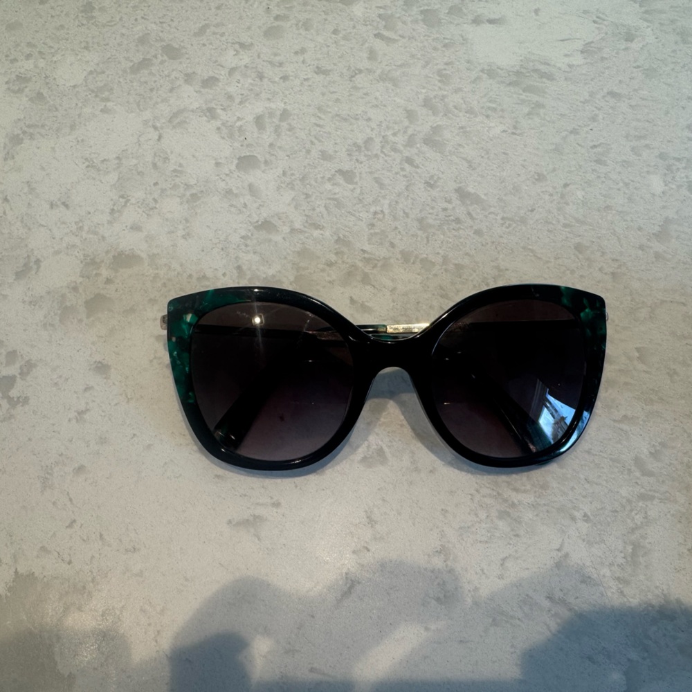 Women’s Cat-Eye Sunglasses in Dark Green Tortoise Longchamp